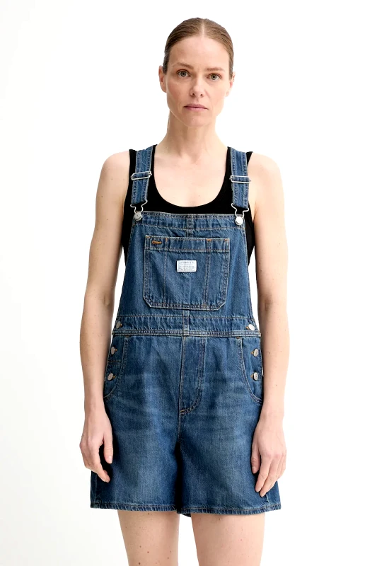 Levi's Τζιν σαλοπέτα Levi's UTILITY SHORTALL γυναικεία, 001UY
