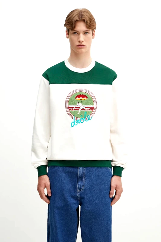 Drôle de Monsieur Βαμβακερή μπλούζα Drôle de Monsieur Le Sweatshirt Tennis
