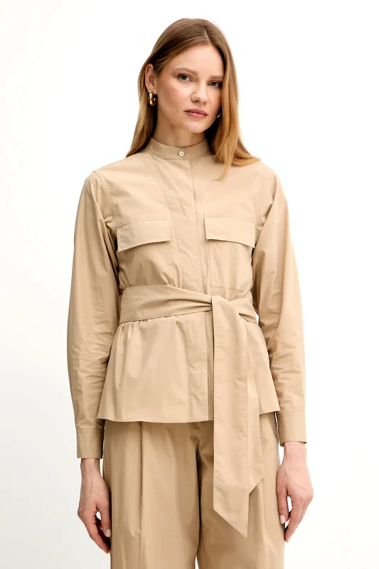 Weekend Max Mara Βαμβακερό μπουφάν πουκάμισο Weekend Max Mara