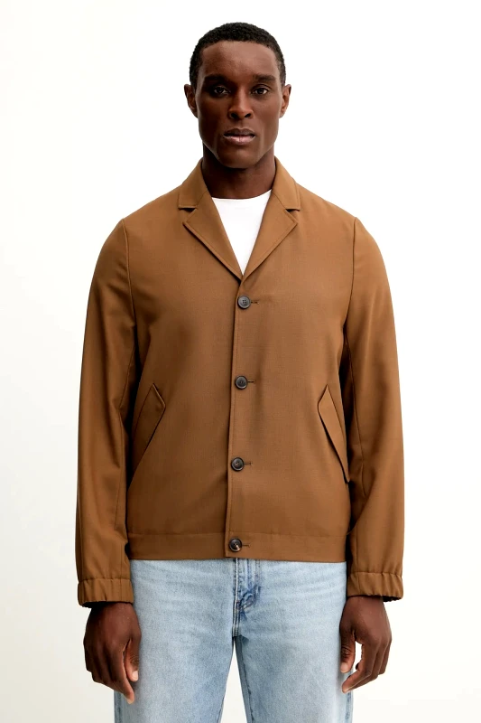 Paul Smith Μάλλινο σακάκι Paul Smith ανδρικό, χρώμα: καφέ, M1R-440Z-P00108