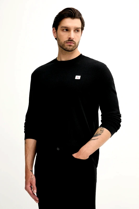 Calvin Klein Jeans Calvin Klein Jeans μακρυμάνικο ανδρικό με βαμβάκι