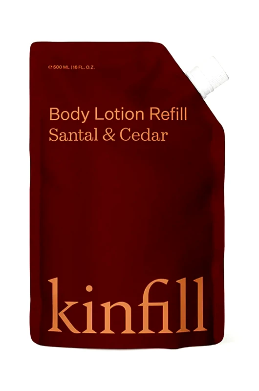 Kinfill Αναπλήρωση λοσιόν σώματος Kinfill Santal & Cedar 500 ml
