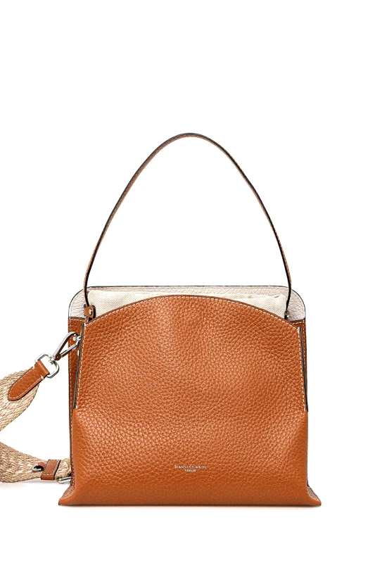 Gianni Chiarini Τσάντα Gianni Chiarini ASIA χρώμα: καφέ, BS.11236.RNGDBL.NAETN