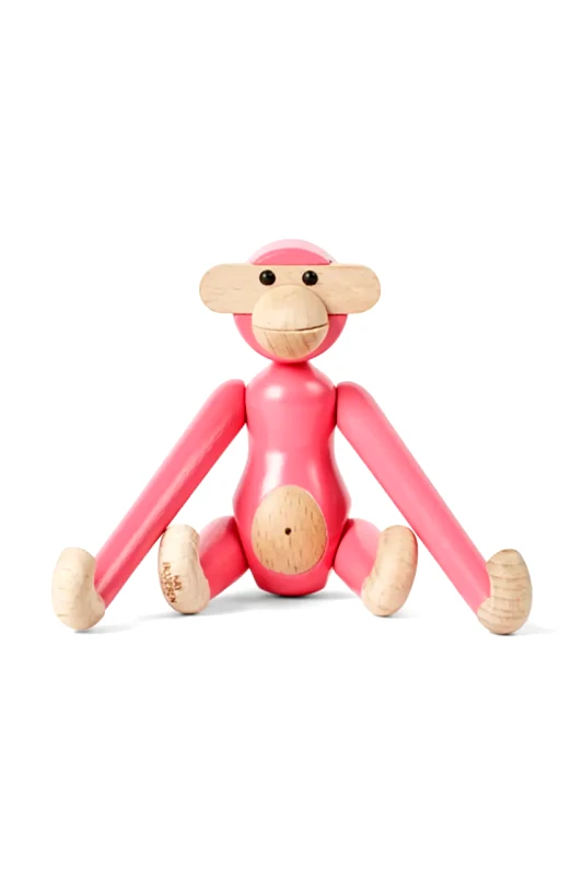 Kay Bojesen Διακοσμητική φιγούρα Kay Bojesen Monkey Mini χρώμα: ροζ