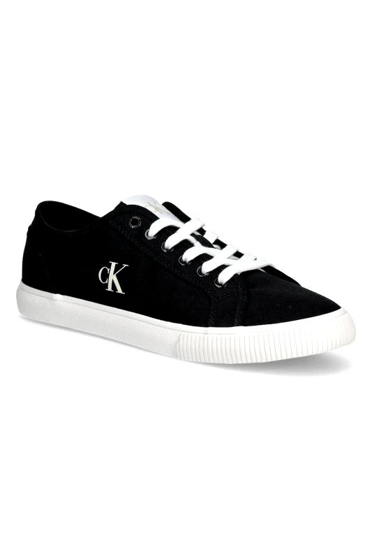 Calvin Klein Jeans Πάνινα παπούτσια Calvin Klein Jeans ESS VULC LOW MG CANVAS χρώμα: μαύρο, YM0YM01209