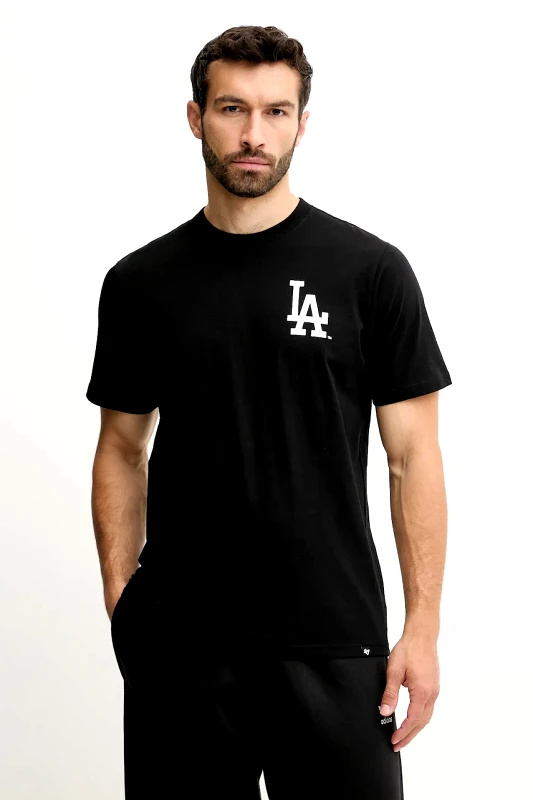 47 brand Βαμβακερό μπλουζάκι 47 brand MLB Los Angeles Dodgers