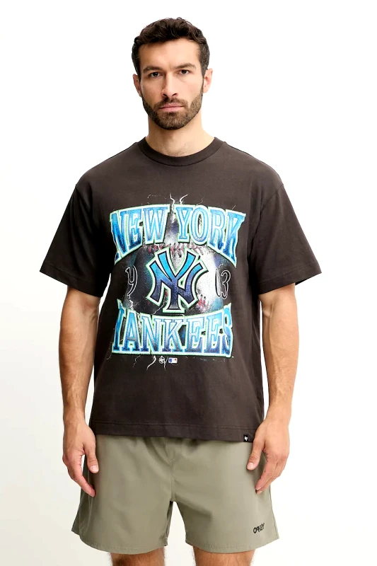 47 brand Βαμβακερό μπλουζάκι 47 brand MLB New York Yankees