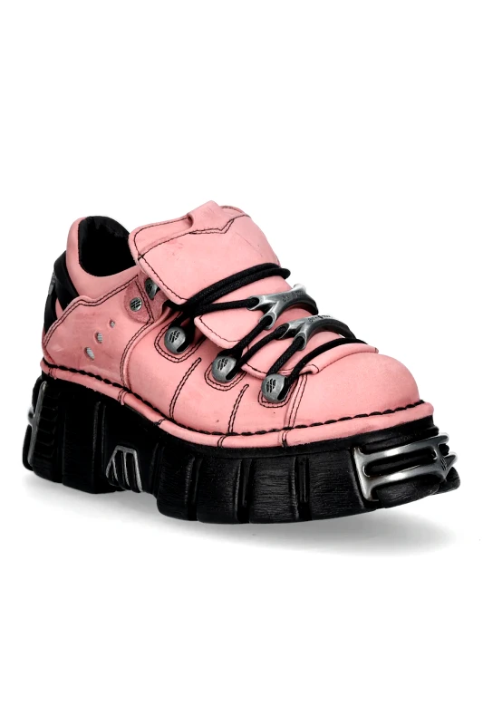 New Rock Nubuck sneakers New Rock χρώμα: ροζ, M-120N-C78