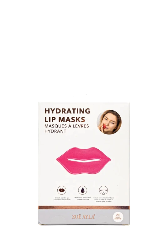 Zoë Ayla Μάσκα χειλιών Zoë Ayla Hydrating Lip Mask 20-pack χρώμα: ροζ