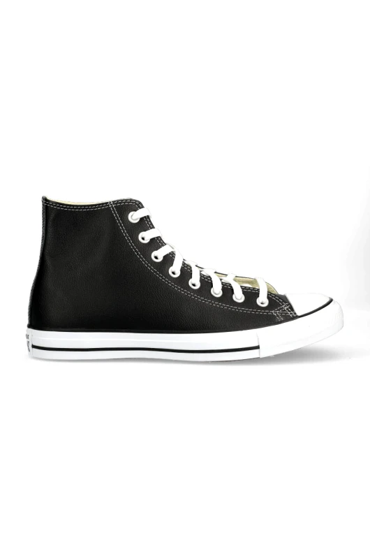 Converse Δερμάτινες μπότες πεζοπορίας Converse Chuck Taylor All Star χρώμα: μαύρο