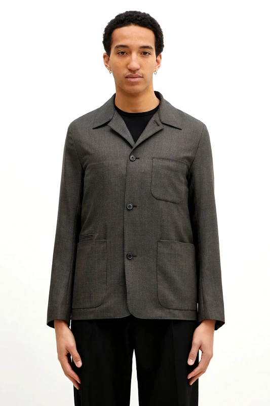 Paul Smith Μάλλινο σακάκι Paul Smith χρώμα: γκρι, M1R-017X-P02569