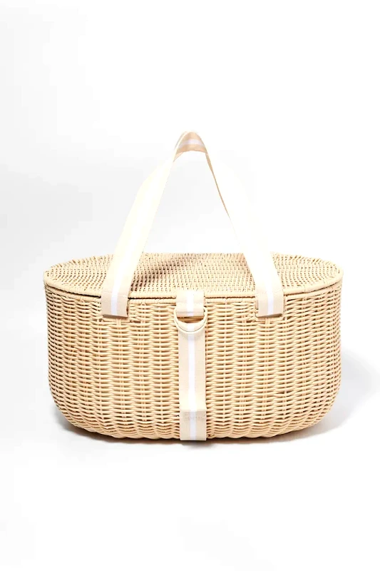 SunnyLife Καλάθι πικνίκ SunnyLife Le Weekend Natural 35 L χρώμα: μπεζ