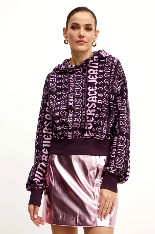Versace Jeans Couture Versace Jeans Couture Βαμβακερή μπλούζα Versace Jeans Couture