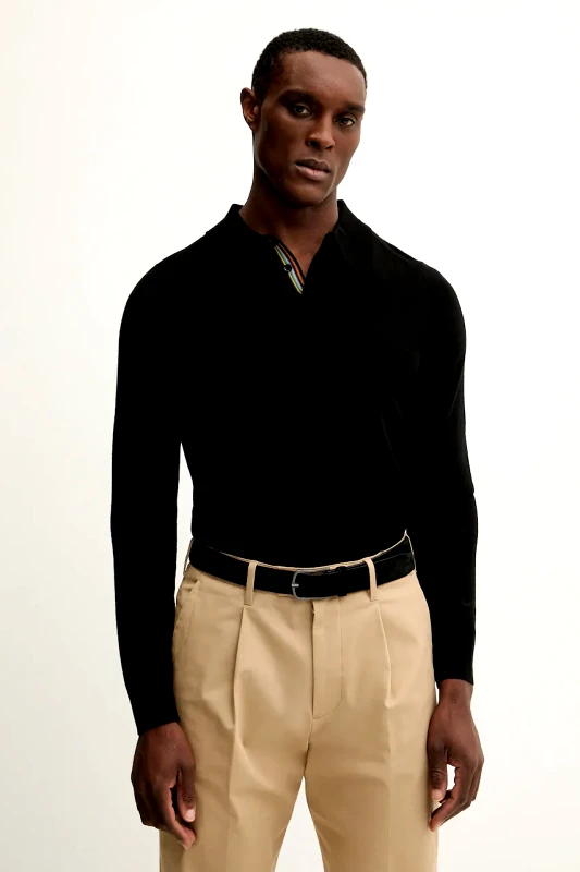 Paul Smith Μάλλινο πουλόβερ Paul Smith ανδρικό, χρώμα: μαύρο, M1R-241Z-P02093