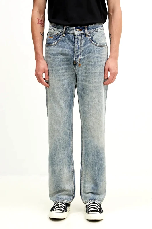 KSUBI Τζιν παντελόνι KSUBI Anti K Sky High Metalik MPF24DJ026