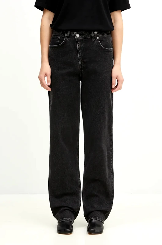 KSUBI Τζιν παντελόνι KSUBI Relax Jean Noir WPF24DJ034