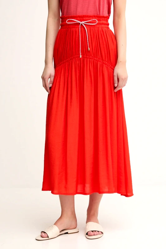 La Petite Française Φούστα La Petite Française JOSETTE χρώμα: πορτοκαλί, JOSETTE