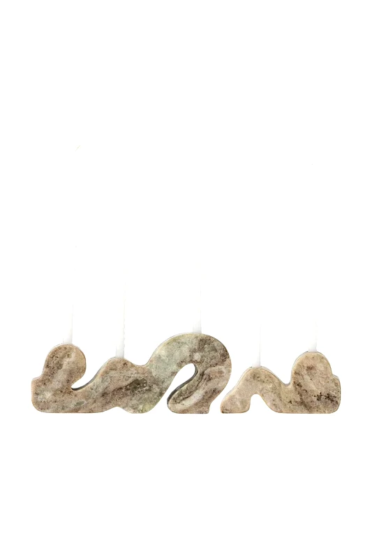 Bloomingville Διακοσμητικά κηροπήγια Bloomingville 25 x 4 x 10/15 x 4 x 7 cm 2-pack
