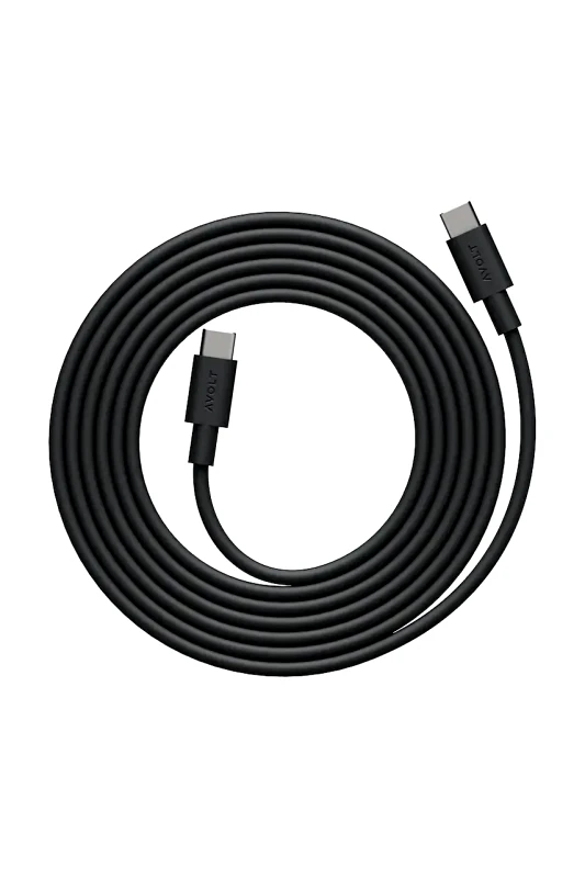 Avolt Καλώδιο φόρτισης usb Avolt Cable 1, / USB-C to USB-C / 2 m χρώμα: μαύρο