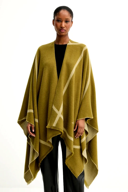 MM Μάλλινο πόντσο MM GIUDEA