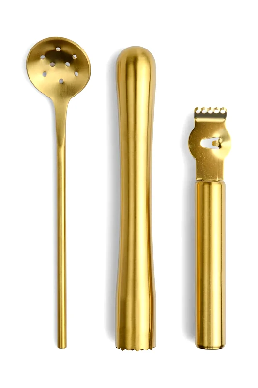 Here's How Σετ μπάρμαν Here's How The Bertie 20 cm χρώμα: κίτρινο