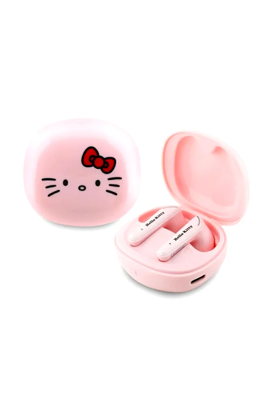 Hello Kitty Ασύρματα ακουστικά in-ear Hello Kitty Hello Kitty Glossy Finish χρώμα: ροζ