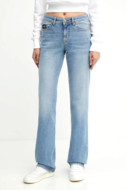 Versace Jeans Couture Τζιν παντελόνι Versace Jeans Couture χρώμα: μπλε, 78HAB5D8 DW009L01