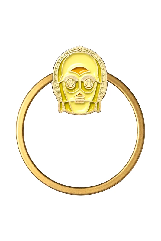 Orbitkey Μπρελόκ Orbitkey Ring v2 x Star Wars™ 3 cm χρώμα: κίτρινο