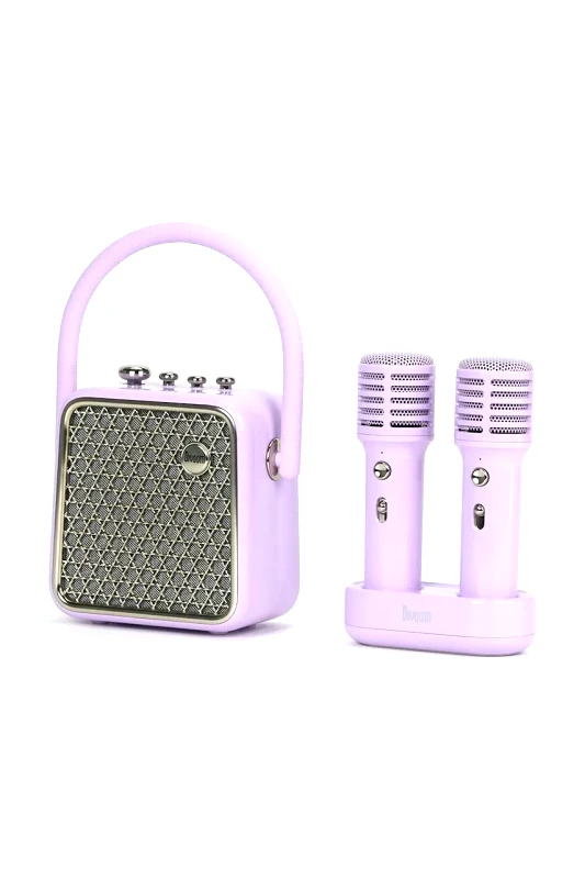 Divoom Ασύρματο ηχείο με μικρόφωνα Divoom Songbird SE χρώμα: μοβ