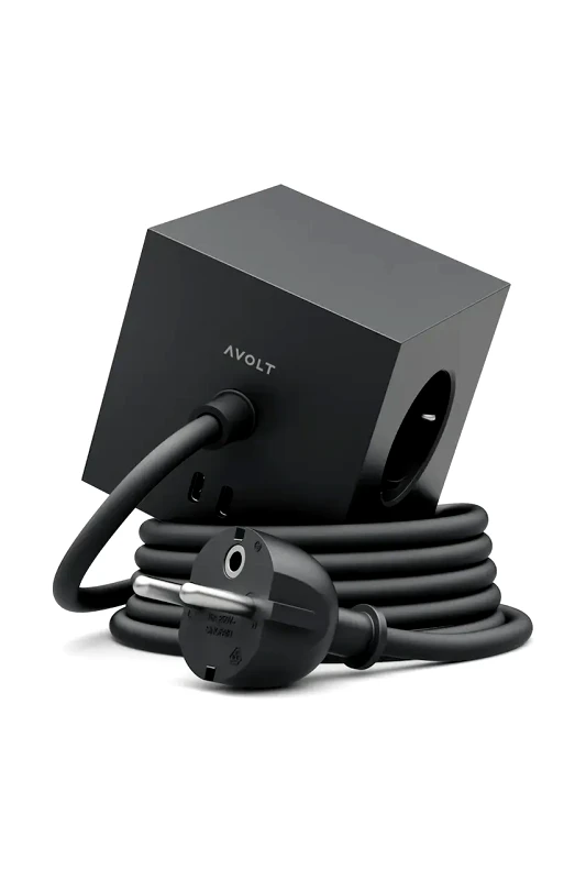 Avolt Μαγνητικός κύβος φόρτισης Avolt Square 1, 3 m Stockholm Black χρώμα: μαύρο