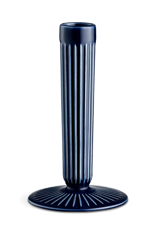 Kähler Διακοσμητικό κηροπήγιο Kähler Hammershoi 16 cm χρώμα: ναυτικό μπλε