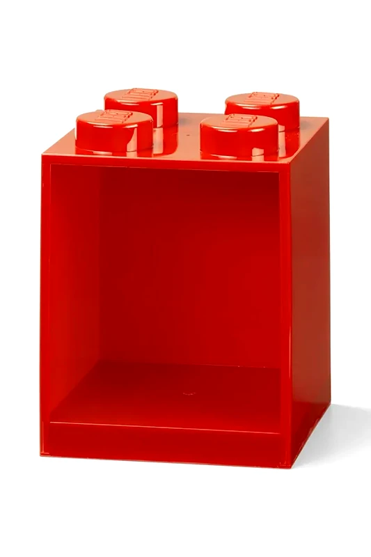 Lego Ράφι τοίχου Lego χρώμα: κόκκινο