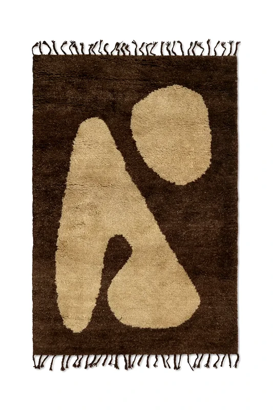 Ferm Living Μάλλινο χαλί ferm LIVING Abstract Rug 80 x 120 cm