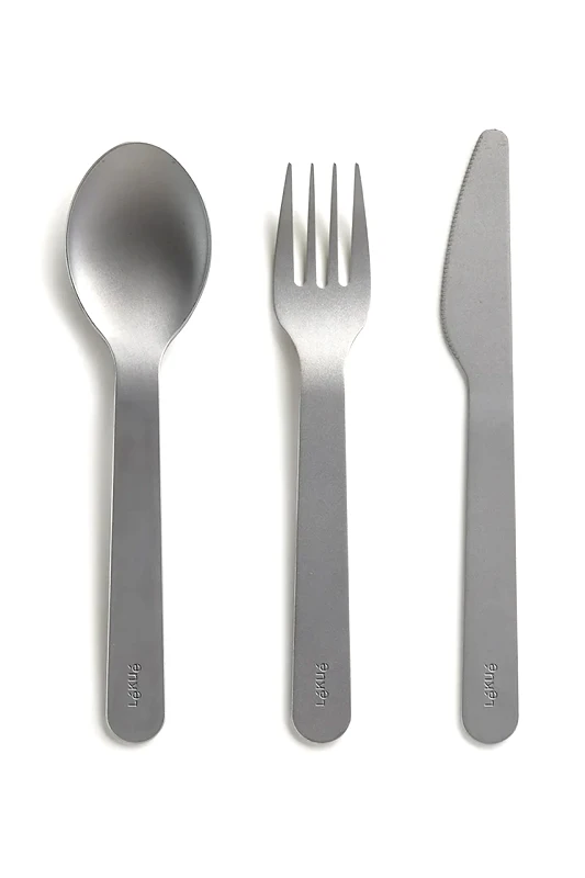 Lekue Σετ μαχαιροπήρουνων Lekue To Go 3-pack χρώμα: γκρι