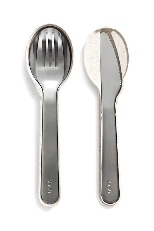 Lekue Σετ μαχαιροπήρουνων σε θήκη Lekue 17 cm 3-pack χρώμα: μπεζ