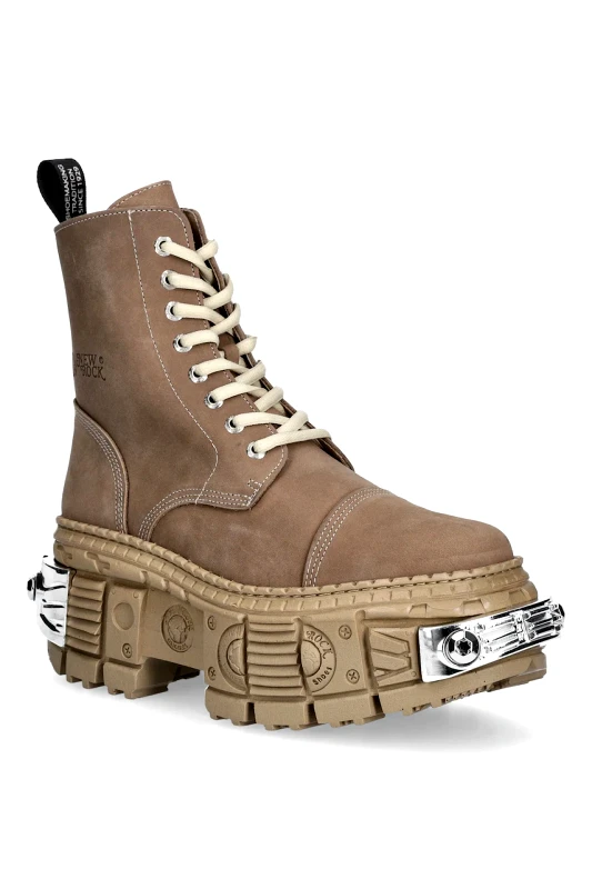 New Rock Μποτάκια από δέρμα nubuck New Rock SOFTY SARARI
