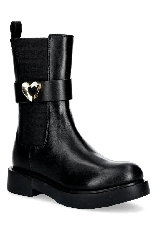 Love Moschino Δερμάτινες μπότες Love Moschino