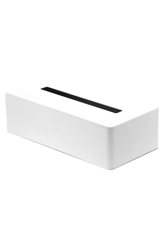 Yamazaki Κουτί για χαρτομάντηλα Yamazaki Tower χρώμα: άσπρο