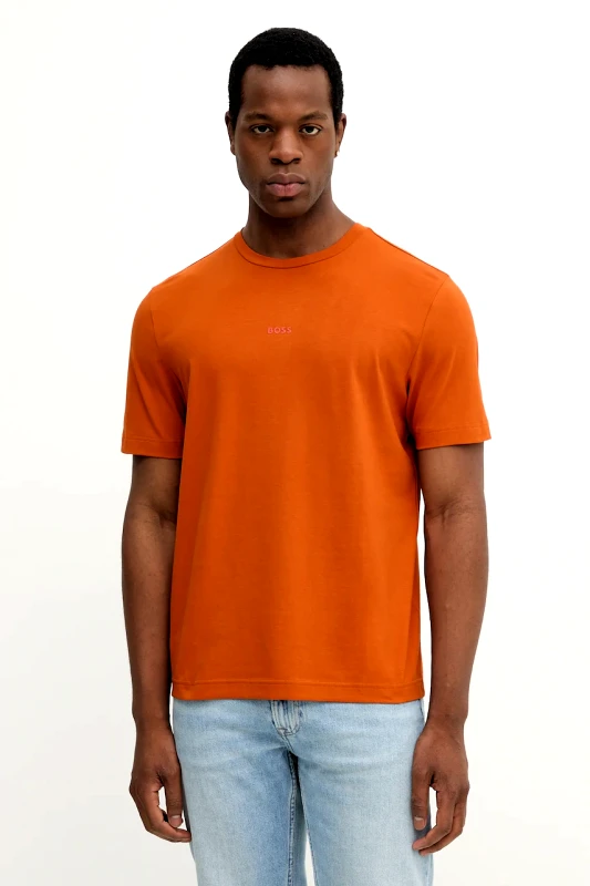 BOSS Orange Μπλουζάκι BOSS BOSS ORANGE χρώμα: πορτοκαλί, 50473278