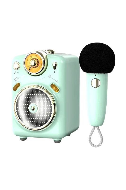 Divoom Ασύρματο ηχείο και μικρόφωνο Divoom Karaoke Fairy OK χρώμα: τιρκουάζ