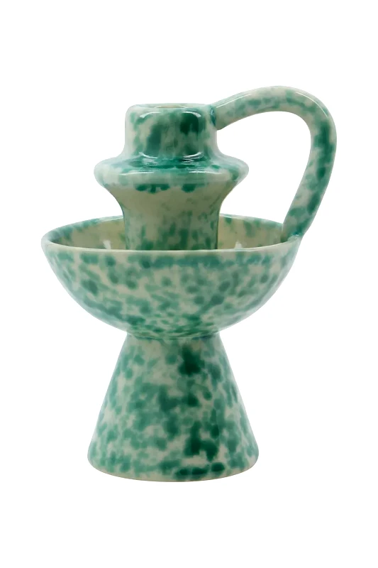 House Doctor Διακοσμητικό κηροπήγιο House Doctor HDDiva 14 cm χρώμα: τιρκουάζ