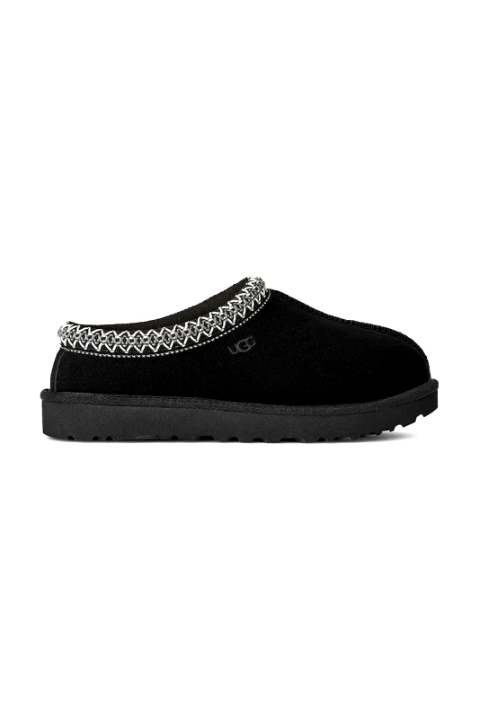 Ugg Παντόφλες σουέτ UGG Tasman II χρώμα: μαύρο, 1174470.BLK