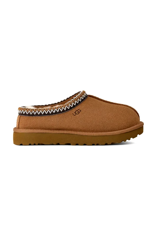 Ugg Παντόφλες σουέτ UGG Tasman II χρώμα: καφέ, 1174470.CHE