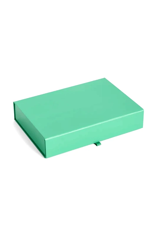 HAY Κοσμηματοθήκη HAY Colour 23,2 x 16,1 x 4,6 cm χρώμα: τιρκουάζ