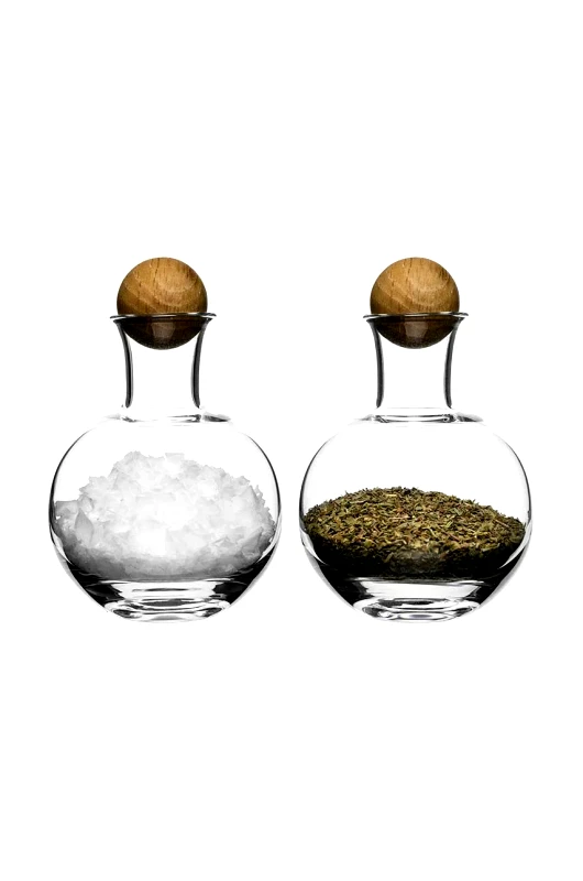 Sagaform Γυάλινο μπουκάλι Sagaform Nature 2-pack