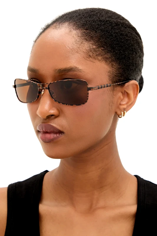 Jacquemus Γυαλιά ηλίου Jacquemus STATZIONE χρώμα: καφέ, JAC118C4SUN