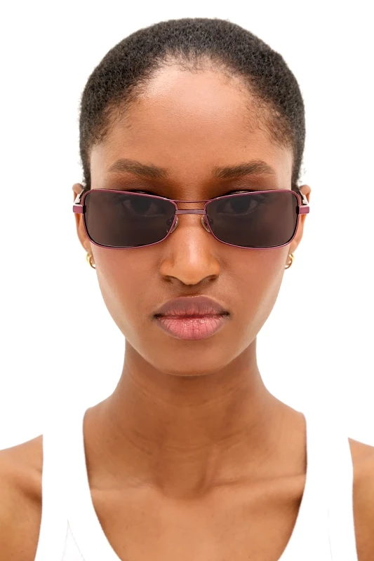 Jacquemus Γυαλιά ηλίου Jacquemus STATZIONE χρώμα: μοβ, JAC118C2SUN