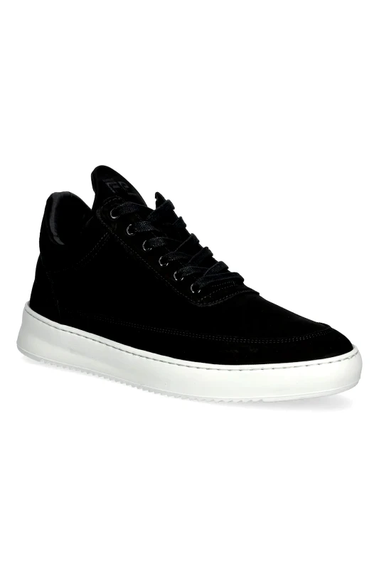 Filling Pieces Nubuck sneakers Filling Pieces Low Top Ripple Nubuck χρώμα: μαύρο, 25122841861