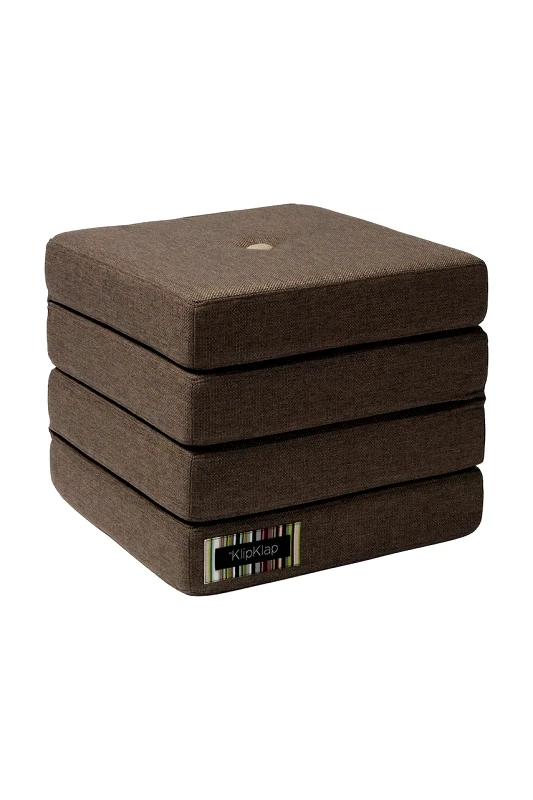By KlipKlap Μονό στρώμα πολλαπλών χρήσεων By KlipKlap 50 x 50 x 40 cm χρώμα: καφέ