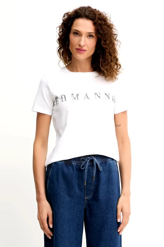 ERMANNO Firenze Βαμβακερό μπλουζάκι Ermanno Firenze